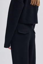 Second Female Stinna Knit Trouser - Black