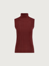 Varley Anastasia Rib Knit Tank - New Maroon