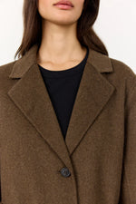 Levete Room Owa 33 Jacket - Dark Brown