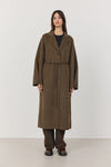 Levete Room Owa 33 Jacket - Dark Brown