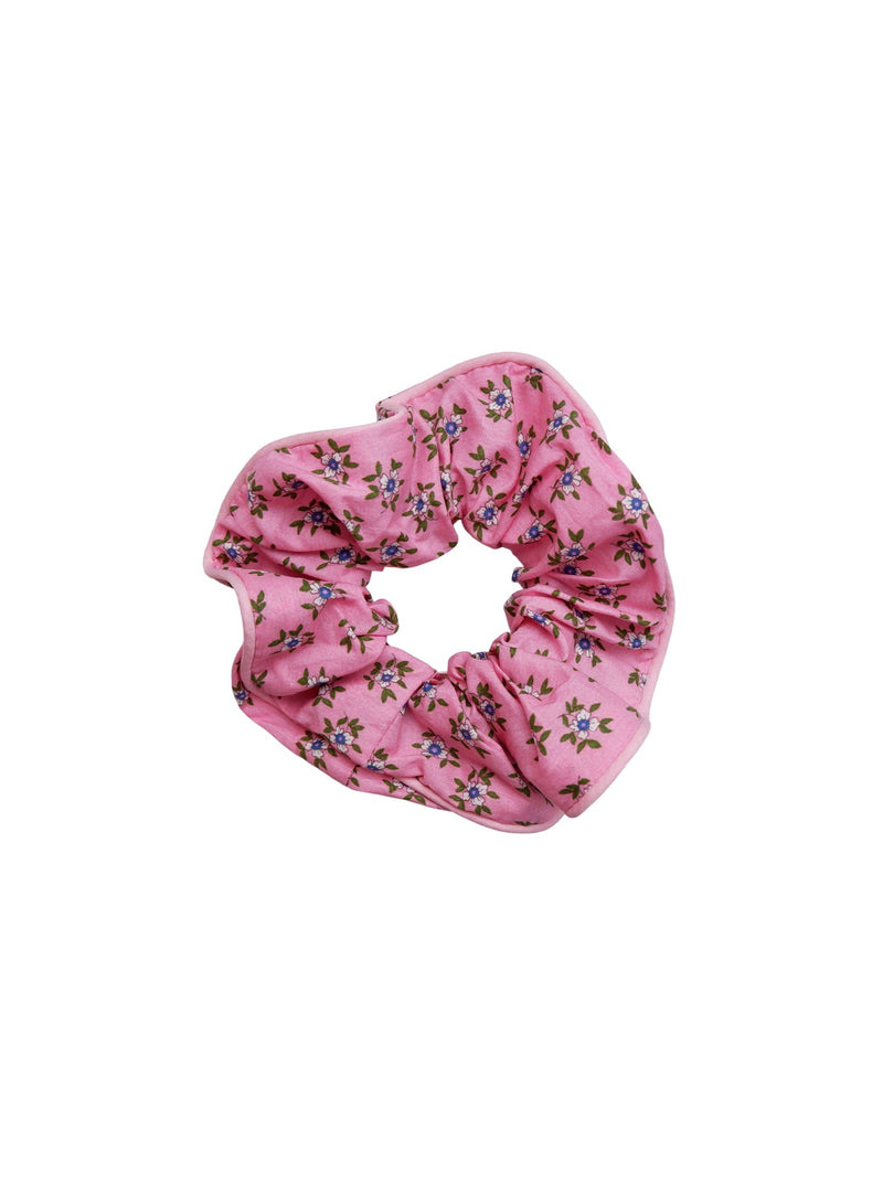 Black Colour Sidney Scrunchie - Soft Pink
