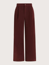 Varley Floris Wide Leg 29.5 Trouser - Decadent Chocolate