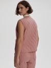 Varley Karla Quilted Gilet - Ash Rose
