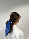 Lescarf Paisley Scarf - Klein Blue