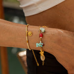 Mishky Golden Sun Bracelet - Ivory/Gold