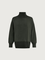 Varley Barker High Neck Sweat - Olive Marl