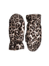 Black Colour Nadina Qulted Leo Mittens - Golden Leo