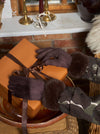 Black Colour Filucca Gloves - Mocca