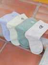 Black Colour Soul Heart Socks