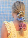 Black Colour Sidney Scrunchie - Pastel Yellow