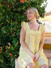 Black Colour Ella Top - Yellow