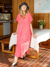 Black Colour Molly Dress - Red Stripe