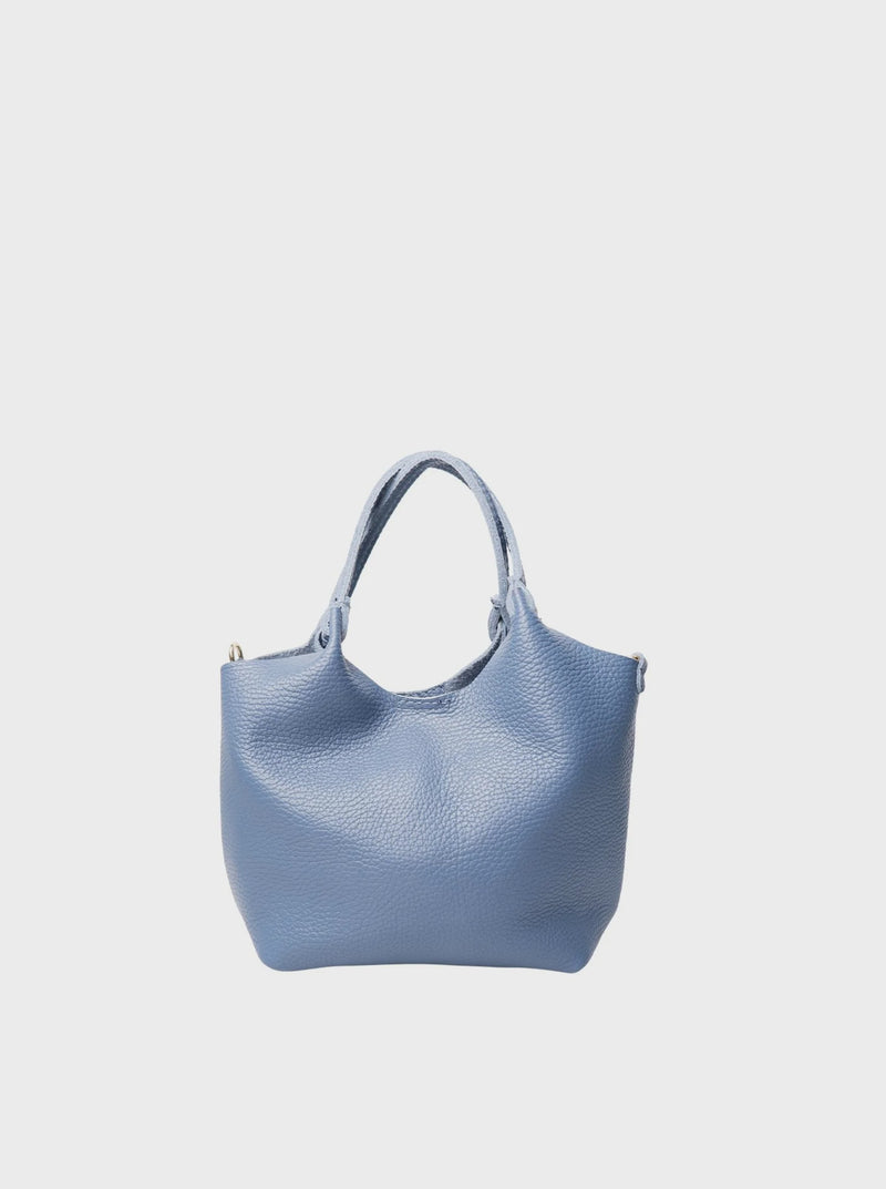 Black Colour Isolde Leather Bag - Blue