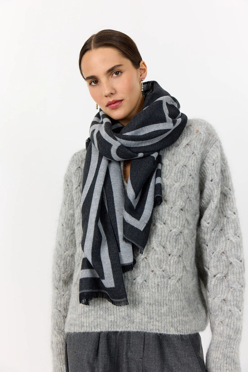 Levete Room Hartley Scarf - Grey