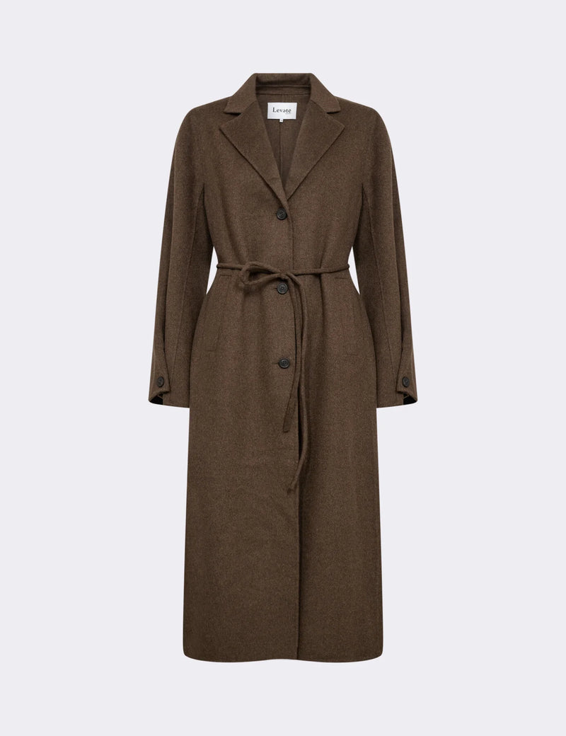 Levete Room Owa 33 Jacket - Dark Brown