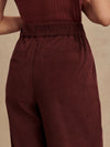 Varley Floris Wide Leg 29.5 Trouser - Decadent Chocolate