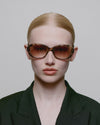 A.Kjaerbede Anma Sunglasses - Coquina/Grey Transparent