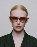A.Kjaerbede Anma Sunglasses - Coquina/Grey Transparent