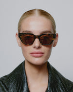 A.Kjaerbede Kaws Sunglasses - Black/YellowTortoise