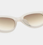 A.Kjaerbede Winnie Sunglasses - Cream Bone
