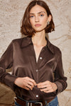Rails Abbey Shirt - Espresso