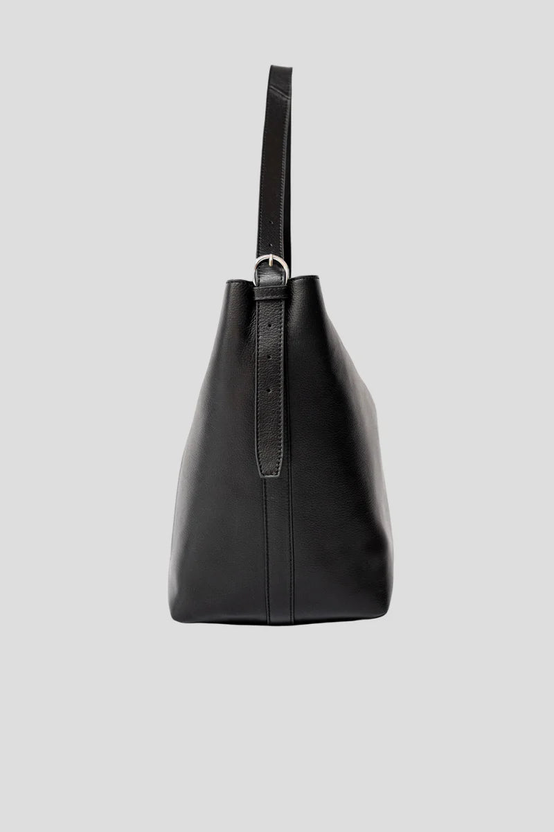 Aleo Esme Leather Handbag - Black