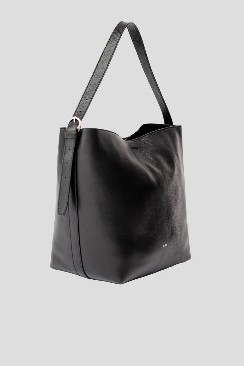 Aleo Esme Leather Handbag - Black