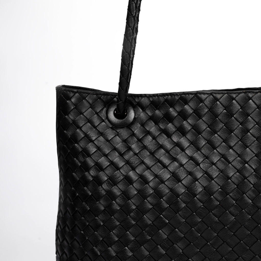 Aleo Halthern Leather Bag - Black