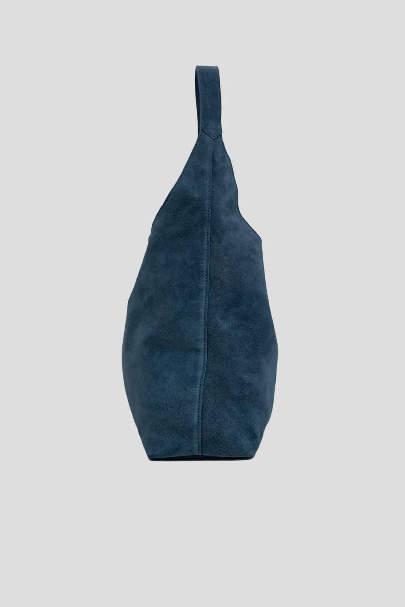 Aleo Lola Suede Handbag - Slate