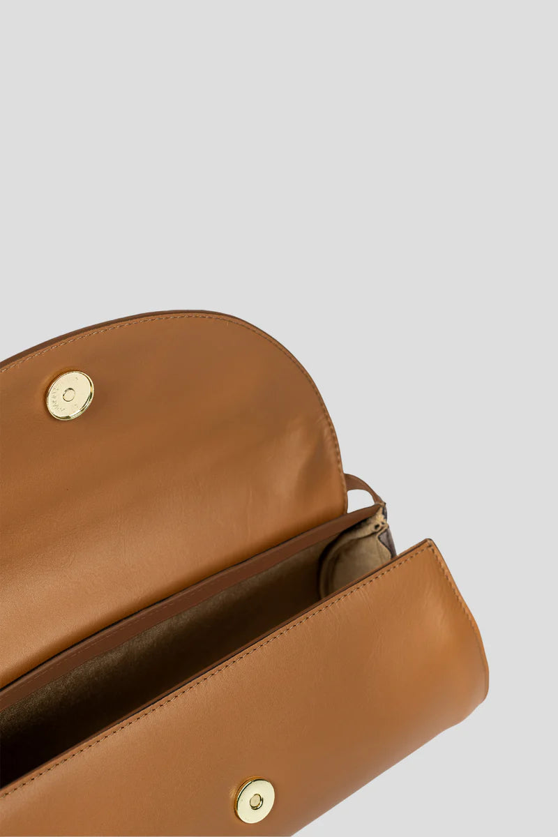 Aleo Sophie Leather Handbag - Toffee