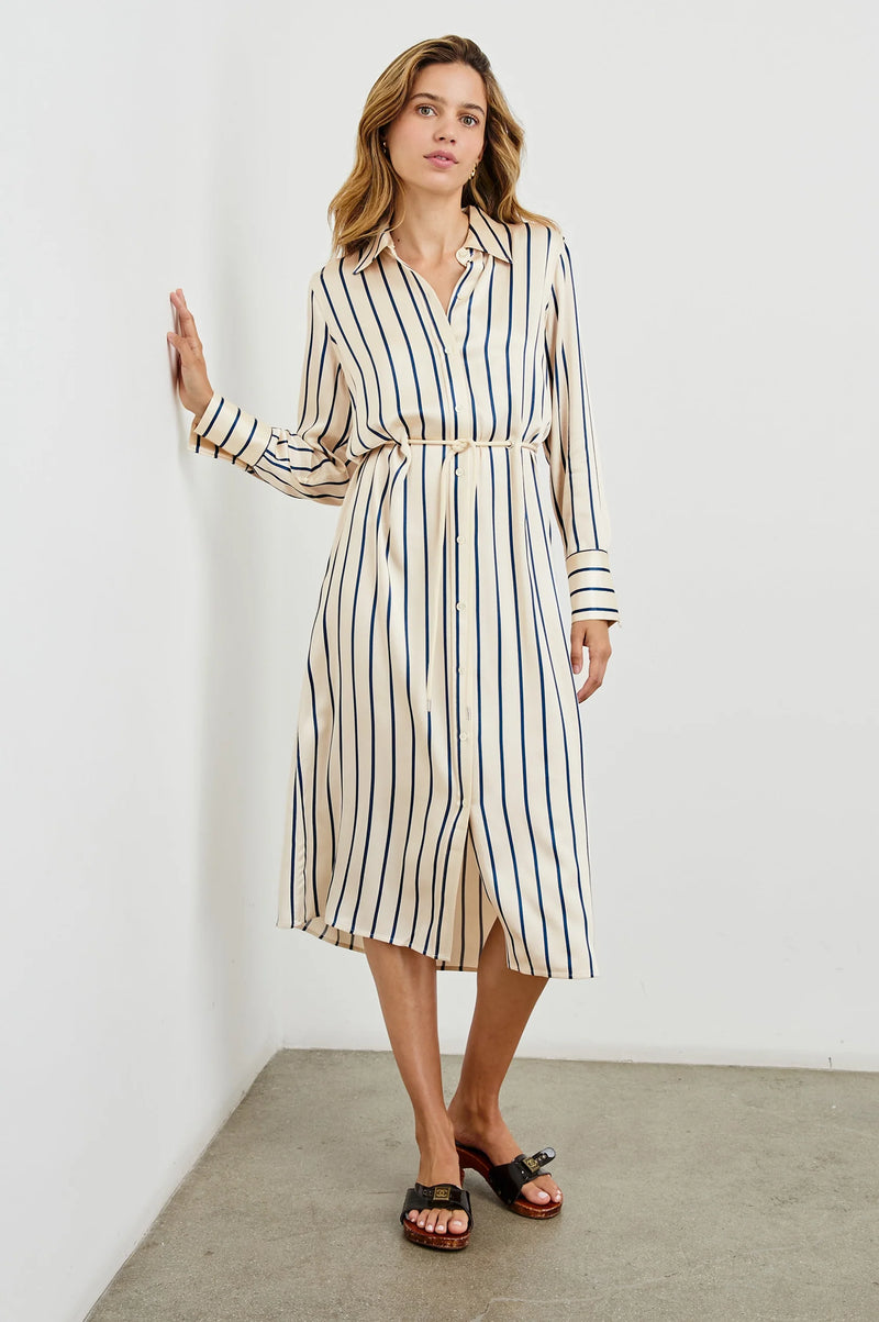 Rails Anina Dress - Ceramic Navy Stripe