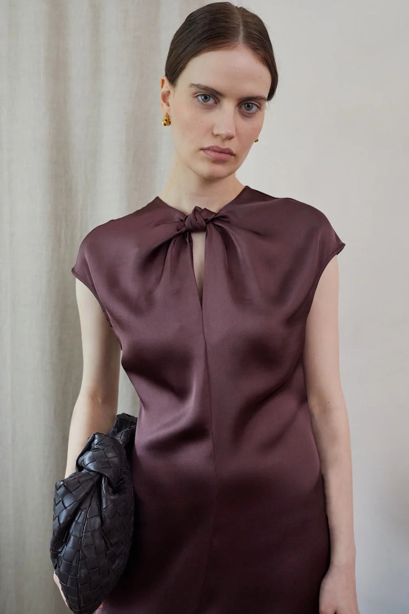 Vivere Riva Dress - Burgundy