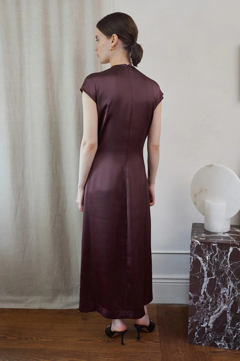 Vivere Riva Dress - Burgundy