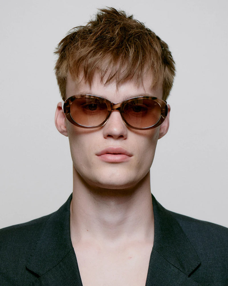 A.Kjaerbede Anma Sunglasses - Coquina/Grey Transparent