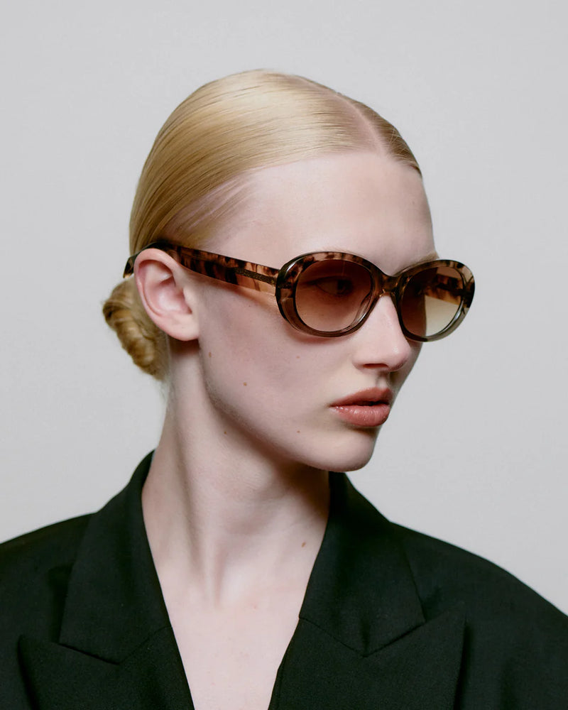 A.Kjaerbede Anma Sunglasses - Coquina/Grey Transparent