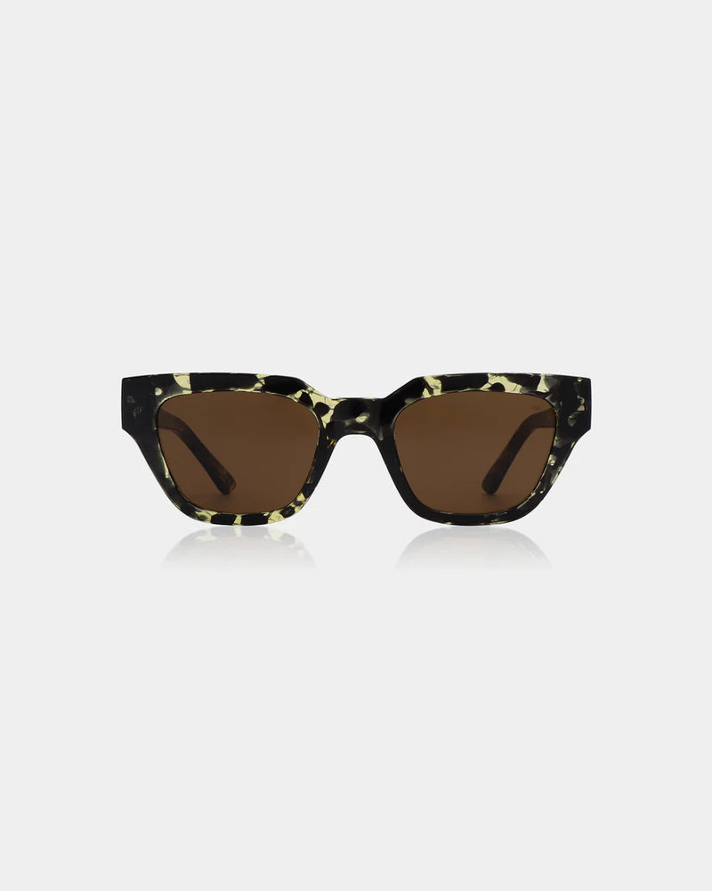 A.Kjaerbede Kaws Sunglasses - Black/YellowTortoise