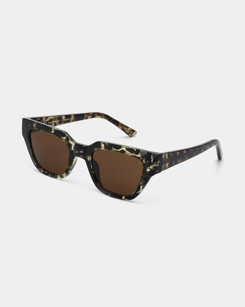 A.Kjaerbede Kaws Sunglasses - Black/YellowTortoise
