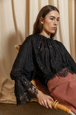 Project AJ Minnie Lace Blouse - Black