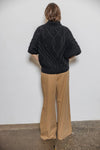 Project AJ Signe Cable Knit Jumper - Black