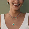 Anna Beck Vista Beaded Necklace - Lilac/Turquoise/Gold