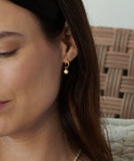 Anna Beck Pearl Charm Earrings - Gold