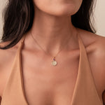 Anna Beck Pink Ruby Circle Pendant Necklace - Gold