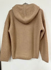 Malej Cable Hooded Knit - Cream