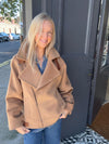 Malej Short Oversized Jacket - Camel