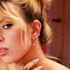 Scream Pretty Starburst Hoop Earrings - Gold
