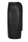Never Fully Dressed Vegan Leather Jaspre Skirt - Black