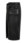 Never Fully Dressed Vegan Leather Jaspre Skirt - Black