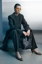 Aleo Cabas Mini Leather Handbag - Black