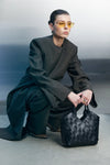 Aleo Cabas Mini Leather Handbag - Black