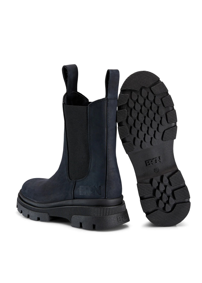BRGN Chelsea Boot - Dark Navy